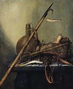 Stilleven met een Kan en Schaaldieren